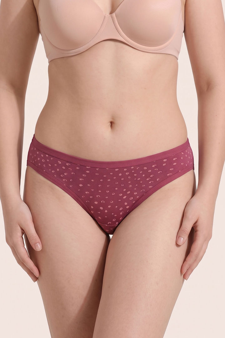 Zivame Low Rise Full Coverage Bikini Panty (Pack of 3) - Multicolor — image 10